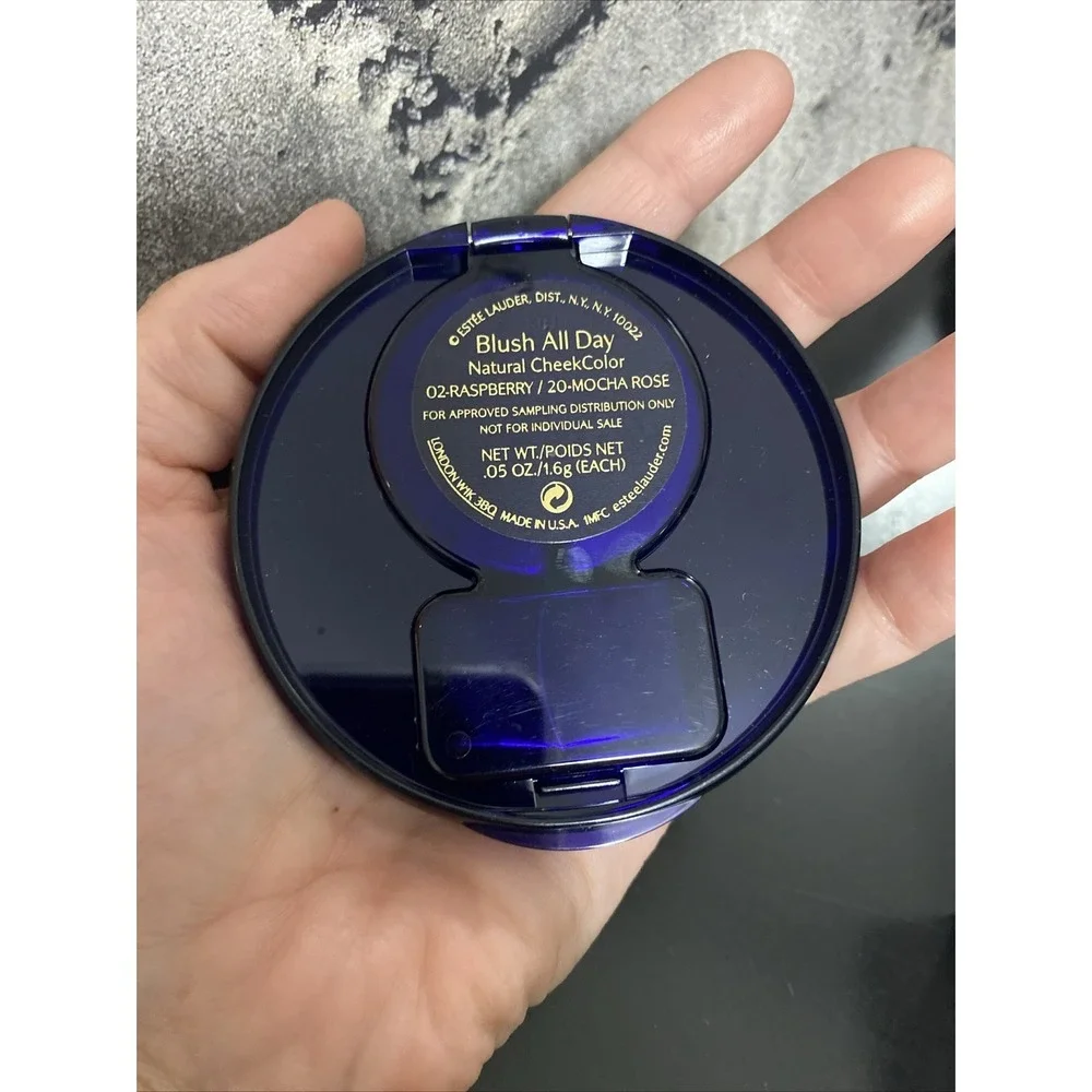 NEW Estee Lauder Blush All Day Duo 02 Raspberry & 20 Mocha Rose Rare